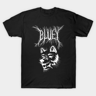 Bluey - Black Metal T-shirt T-Shirt